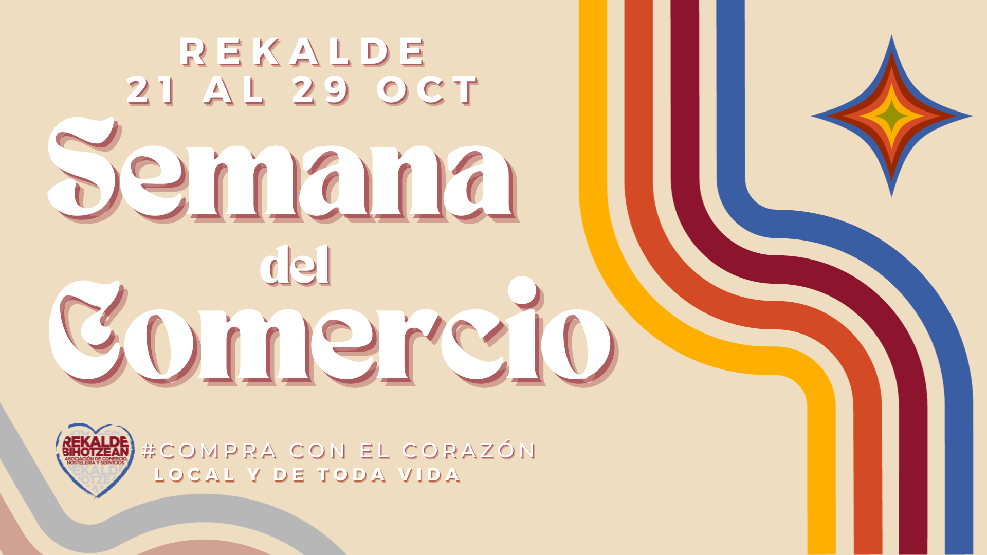 Carteleria semana del comercio de Rekalde, del 21 al 29 de octubre