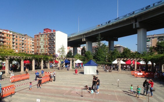 Plaza de Rekalde en la actualidad